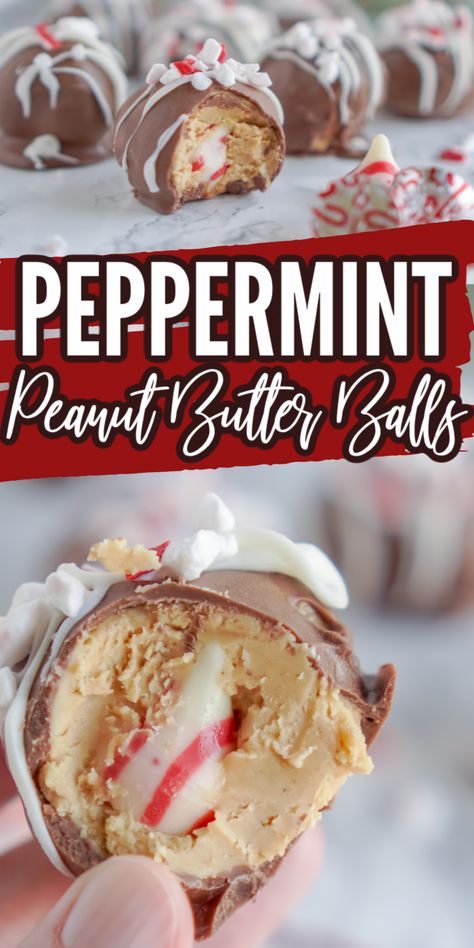 Peppermint Kisses, Candy Cane Dessert, Cheesecake Pops, Easy Christmas Candy Recipes, Peanut Butter Balls Recipe, Baked Dessert, Christmas Food Treats, Christmas Easy, Christmas Baking Recipes