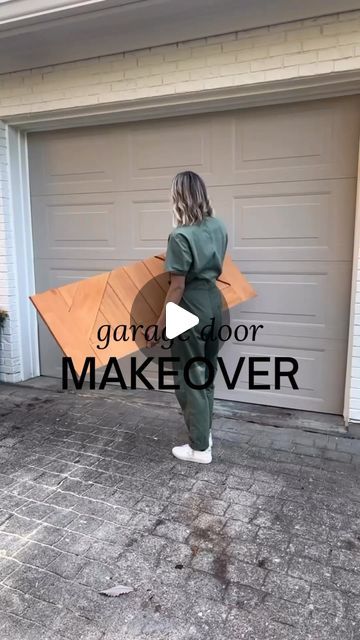 GarageSkins on Instagram: "Yes, it’s that simple. Makeover your existing garage door in a snap, no tools necessary. Shop now at GarageSkins.com" Garage Door Trim Ideas, Garage Into Bedroom, Paint Garage Door, Garage Doors Ideas, Garage Door Trim, Garage Door Paint, Garage Bathroom, Garage Door Makeover, Garage Door Design