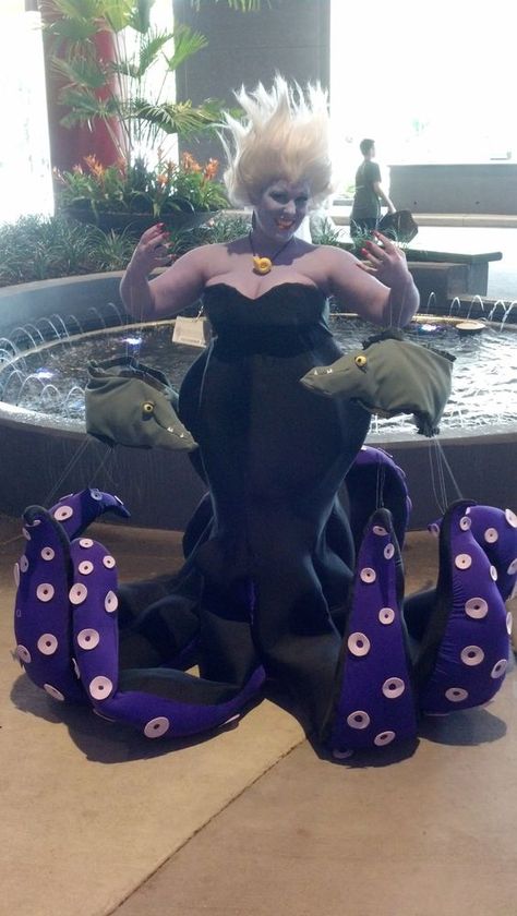 Next year... Ursula Tentacles, Ursula Cosplay, Ursula Costume, Little Mermaid Costume, Regina George, Disney Cosplay, Mermaid Costume, Family Halloween Costumes, Disney Costumes