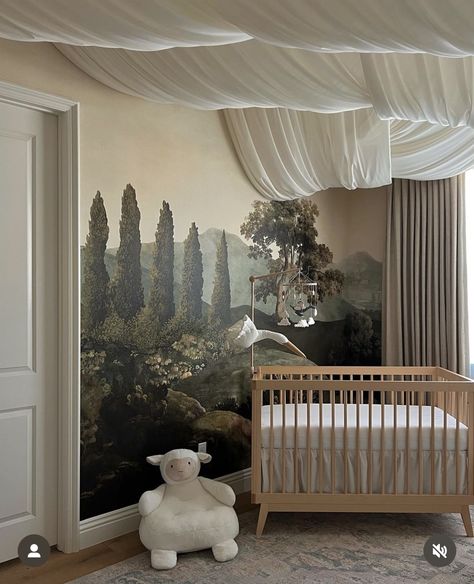 Nursery Room Design, Baby Room Inspiration, Nursery Room Inspiration, Baby Room Design, Nursery Baby Room, Nursery Wallpaper, Baby Bedroom, Dream House Interior, Baby's Room