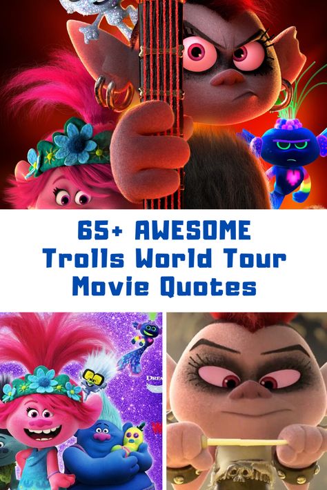 65+ Awesome Trolls World Tour Movie Quotes #TrollsWorldTour #moviequotes #quotes Trolls Quotes, Troll Quotes, Poppy Quotes, Troll Quote, Tour Quotes, Branch Trolls, Trolls World Tour, Quotes For You, Hedgehog Movie