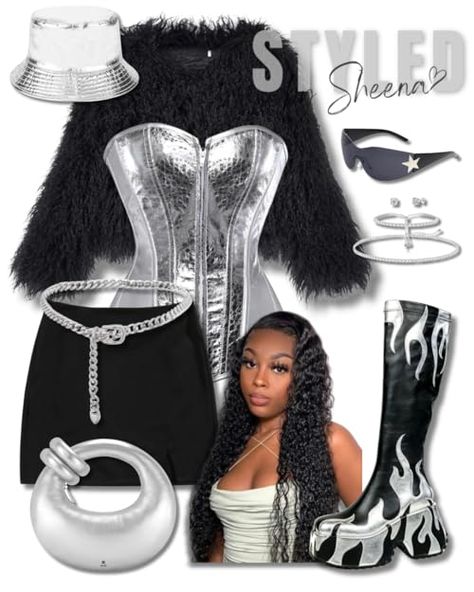 Sheena Nachae''s Amazon Page Birthday Club Outfits Black Women, Black Leather Skirt Outfit Going Out, Dinner Birthday Outfit, Winter Birthday Outfit Ideas Black Women, Birthday Outfit Ideas For Women Classy, Birthday Outfit Black Women, Night Out Outfit Clubwear Going Out, Plus Size Birthday Outfit Ideas, Plus Size Birthday Outfit