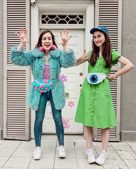 We Scare Because We Care, Disney Bound Outfits Casual, Monster Inc Birthday, Movie Inspired Outfits, Disneyland Outfits, Love Monster, Disney Bound Outfits, Scary Halloween Party, Geek Fashion