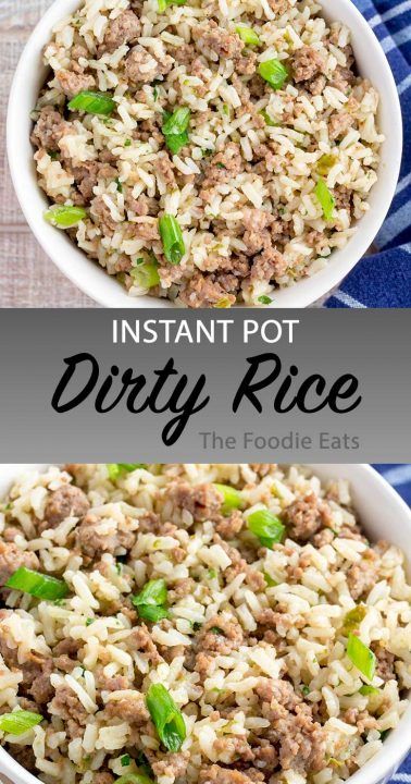 Instant Pot Dirty Rice, Rice In The Instant Pot, Dirty Rice, Diner Recept, Best Instant Pot Recipe, Creole Seasoning, Instant Pot Dinner Recipes, Easy Instant Pot Recipes, Think Food