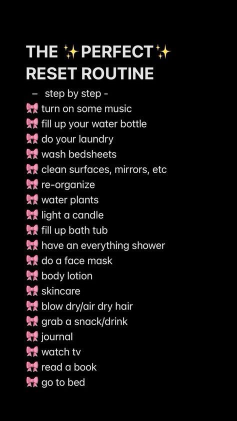 Cute Skincare Routine, Sunday Reset Before School, Things To Do After Showering, Perfect Bath Routine, Sunday Routine Aesthetic, Selfcare Day Routine, Bath Care Routine, Aesthetic Routine List, Sunday Reset List