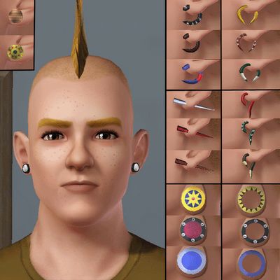 Sims 4 Cc Ear Gauges, Sims 3 Generations, Sims 3 Cc, Ts3 Cc, Sims 3 Cc Finds, Sims 3 Mods, Female Clothes, Tunnels And Plugs, Cc Sims