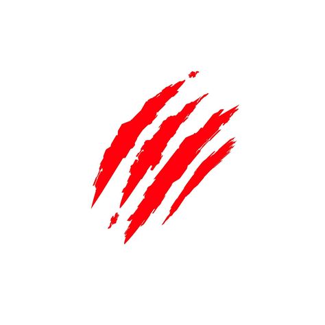 claw scratch vector isolated on a white background. Red claw mark symbol for web and mobile apps. Vector illustration White Backround, Claw Marks, Cityscape Photos, Nature Backgrounds, Marketing Design, Mobile Apps, Custom Illustration, Custom Branding, Photo Template