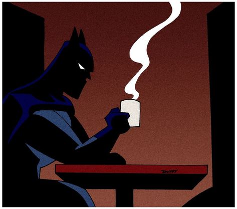 A Coffee, Coming Out, A Table, Batman, Coffee