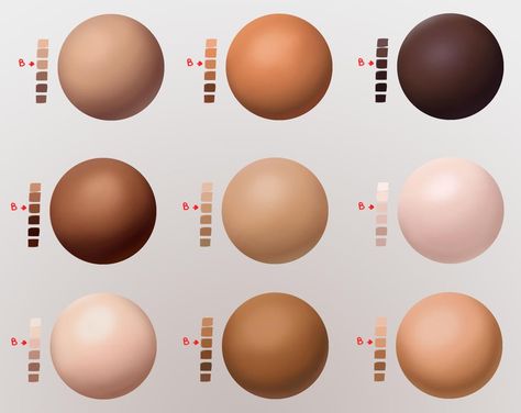 Skin Palette, Procreate Color Palette, Digital Painting Techniques, Palette Art, Digital Art Beginner, Skin Color Palette, Coloring Tutorial, Ipad Art, Color Palette Design