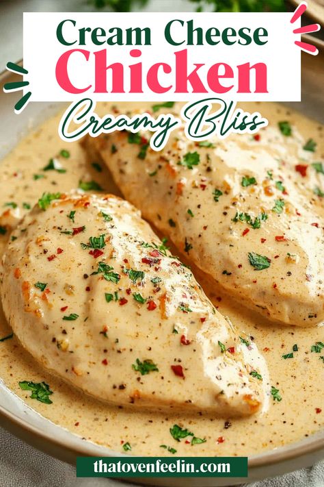 null Chicken With Cream Cheese Recipes, Baked Cream Cheese Chicken, Cream Cheese Crockpot Chicken, Boat Lunch, Garlic Cream Cheese, Chicken And Cheese Recipes, Creative Meals, Garlic Wings, Cheese Stuffed Chicken Breast