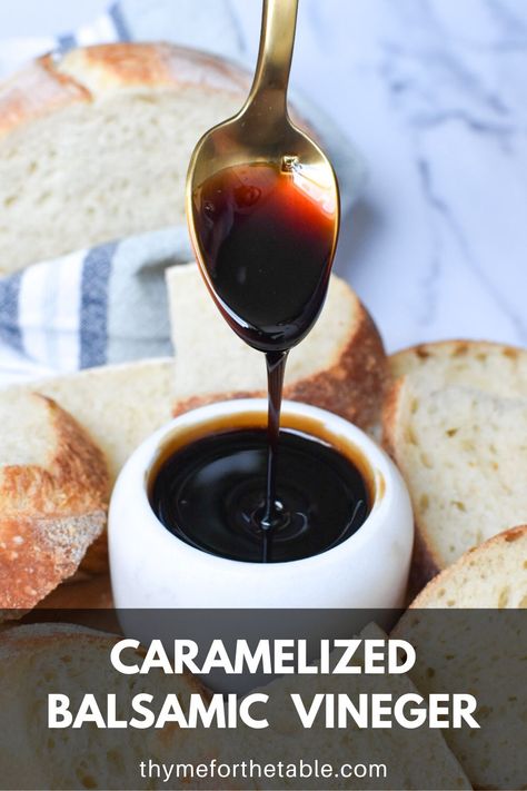 Explore the exquisite taste of homemade caramelized balsamic vinegar – a versatile balsamic glaze recipe that adds a sweet & tangy pop to salads, meats, veggies & more. Elevate your dishes with this easy DIY condiment. Perfect for caprese salads, grilled meats, and roasted vegetables. Discover the best caramelized balsamic vinegar recipe now! Homemade Balsamic Vinegar, Balsamic Glaze Recipe, Reduced Balsamic Vinegar, Balsamic Glaze Recipes, Balsamic Vinegar Recipes, Syrup Recipes, Preserve Food, Simple Syrup Recipes, Grilled Meats