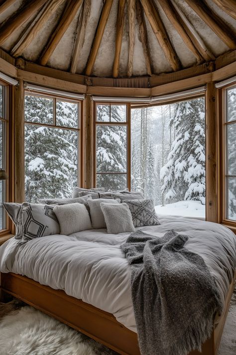 Alpine Yurt Bedroom. Panoramic windows with snowy evergreens view, rustic mahogany bed, grey fur throws.

Are you yearning to breathe life into your chambers with a touch of the majestic outdoors? Say no more, as we whisk you off on a visually stunning journey with 50 Mountain Bedroom Design Ideas that are a gateway to a daily alpine escape right in your abode. Possessing the…

Read more: https://tastyinteriors.com/generated-post-50-mountain-bedroom-design-ideas/ Yurt Bedroom, Alaskan King Bed, Mountain Bedroom, Mahogany Bed, Panoramic Windows, Tropical Kitchen, Bed Grey, Rustic Log Cabin, Dream Bedroom Inspiration