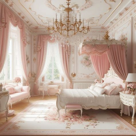 For inspiring girls' bedroom ideas, you’ve come to the right place. We’ve curated designer examples that are both stylish and functional. From bunk beds Victorian Princess Bedroom, Adult Princess Bedroom, Princesscore Room, Royal Room, Fancy Bedroom, Dream Bedroom Inspiration, Girly Apartment Decor, Cute Bedroom Ideas, Princess Room