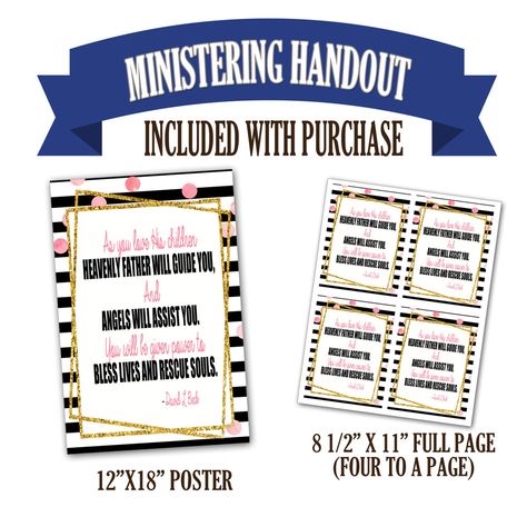 LDS Ministering Handout Relief Society Handout Ministering | Etsy Ministering Interviews, Relief Society Ministering, Ministering Printables, Relief Society Handouts, Lds Ministering, Lds Relief Society, Page Sizes, Blessed Life, Relief Society