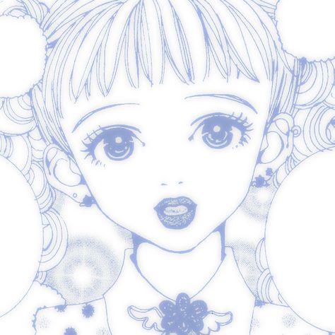 paradise kiss/parakiss ♡ Miwako Sakurada, Paradise Love, Journal Prints, Paradise Kiss, Blue Icon, Blue Theme, Pfp Ideas, Fine Line Tattoos, Line Tattoos