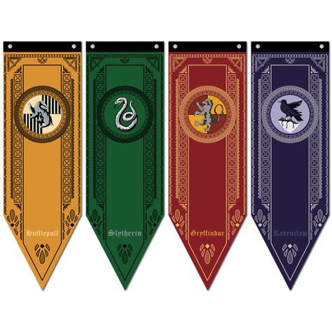 Harry Potter Wall Hanging, Harry Potter Setting, Harry Potter Banners, Gryffindor Flag, Harry Potter Classroom Decorations, Harry Potter House Decor, Harry Potter House Banners, Harry Potter Decoration, Hogwarts Classroom