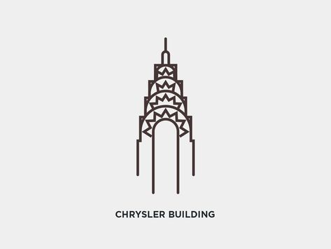 Christler Building, Building Tattoo, Building Silhouette, Nyc Tattoo, London Tattoo, Chrysler Building, S Tattoo, Building Design, Yorkie