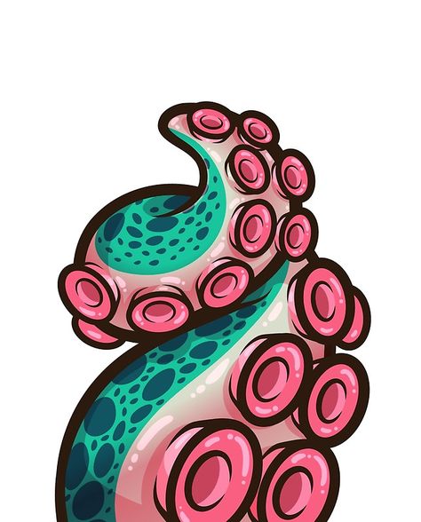 Great Swirly #Gumdrop #Tentacle #vector #illustration Tentacle Art, Anime Decals, Skateboard Deck Art, Arte Doodle, Posca Marker, Fashion Anime, Graffiti Doodles, Posca Art, Octopus Art