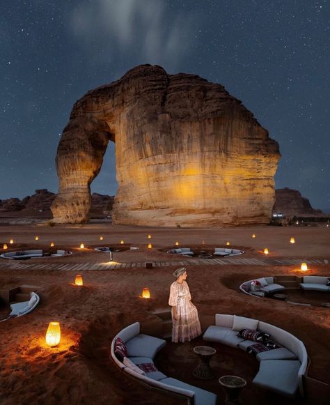 🌍 @your_passport is Not Lost 🌍 in Al Ula, Saudi Arabia #sheisnotlost sheisnotlost IMAGE Saudi Arabia Beach, Arabia Aesthetic, Al Ula Saudi Arabia, Saudi Arabia Tourism, Middle East Art, Alula Saudi Arabia, Alula Saudi, Light Sculpture Installation, Saudi Aesthetic