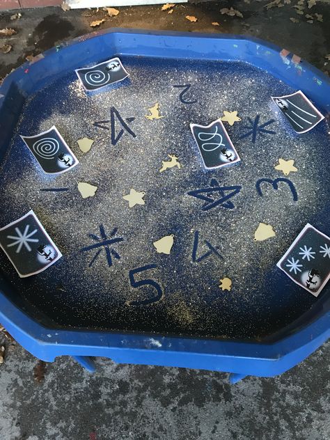 Winter Tuff Trays Eyfs, December Tuff Tray Ideas, Christmas Eyfs Activities Toddlers, Outdoor Christmas Activities Eyfs, Christmas Small World Eyfs, Nativity Eyfs Activities, One Snowy Night Eyfs, Winter Eyfs Activities Ideas, Winter Tray Ideas