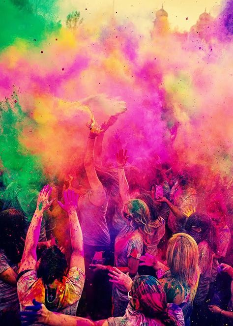 #color #fun #party Color Fun Run, Holi Party, Festival Of Colors, Monday Inspiration, Festival Inspiration, Holi Festival, Fun Run, Color Run, Indian Festivals