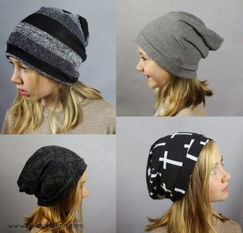 Slouchy Beanie hat - FREE pattern for kids clothes week | HeidiandFinn modern wears for kids | Bloglovin’ Sewing Hats, Fleece Hats, Slouchy Beanie Hat, Sewing Projects For Kids, Kids Fashion Clothes, Slouchy Beanie, Sewing Projects For Beginners, Sewing For Beginners, Sewing For Kids