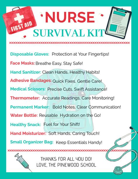 1,180  Free Templates for 'Nurse survival kit printable' Survival Kit For Nurses, Nurse Survival Kit, Nurse Kit, National Nurses Day, Day Template, Linkedin Background Image, Linkedin Background, Hand Moisturizer, Kindle Book Cover