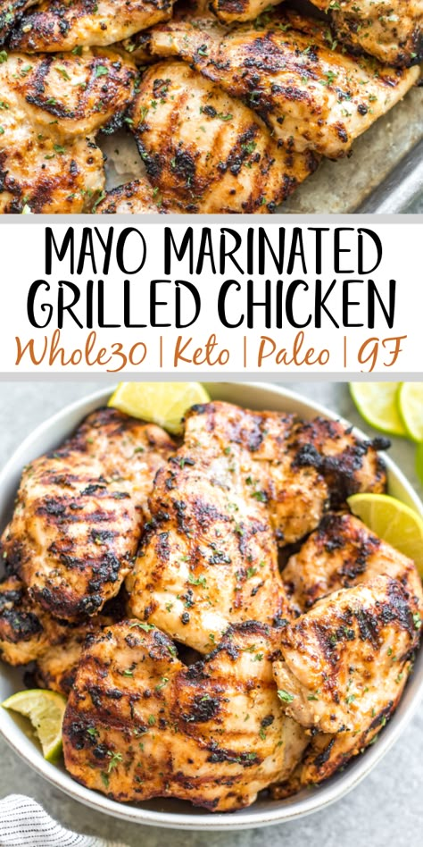 Whole 30 Chicken Marinade For The Grill, Keto Chicken Thigh Marinade, How To Marinate Chicken For Grill, Mayo Marinade For Chicken, Chicken Thigh Grill Marinade, Grilled Chicken Recipes On Stove, Chicken Marinades For The Grill, Gluten Free Chicken Marinade, Chicken Mayo Recipes