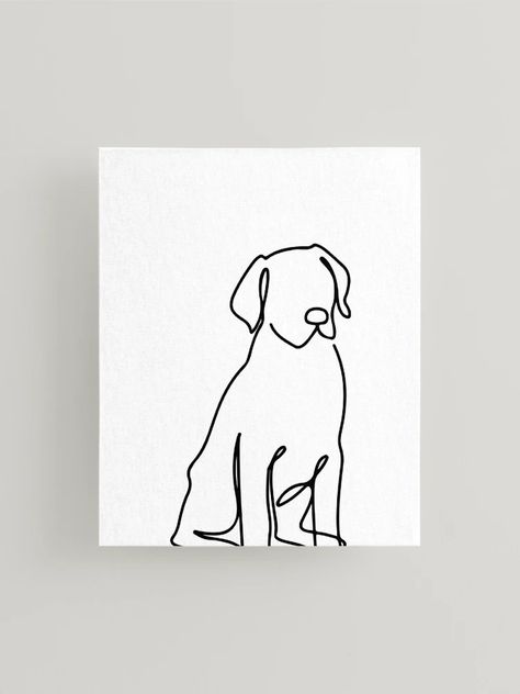 "Labrador Retriever One line Drawing Print. Printable Black and White Modern Lab Doodle Wall Decor. Minimalist Dog Profile Art Illustration" Mounted Print for Sale by Namito | Redbubble Lab Line Tattoo, Labrador Doodle Drawing, Labrador Line Drawing, Labrador Line Art, One Line Dog Drawing, Labrador Drawing Simple, Labrador Embroidery, Labrador Retriever Drawing, Labrador Doodle