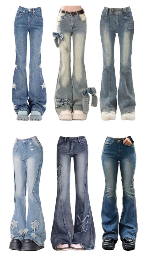 Collage 2000s Outfits, Stylish Pants, Cute Jeans, 2000s Fashion, Cute Fits, Casual Style Outfits, Dream Clothes, Y2k Fashion, Pretty Outfits