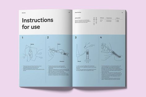 Bonalive on Behance Instruction Design Layout, Mobile Museum, Handbook Design, Event Identity, Catalogue Design Templates, 보고서 디자인, Manual Design, Workbook Design, Data Visualization Design