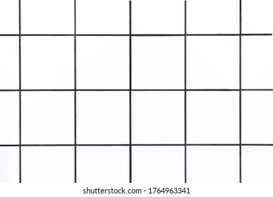 White Tiles Black Grout Images, Stock Photos & Vectors | Shutterstock Tiles Black Grout, White Tiles Black Grout, White Square Tiles, White Tile Shower, Black Grout, Square Tiles, Geometric Graphic, Square Tile, White Square