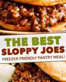 The BEST Homemade Sloppy Joes - The Chunky Chef Best Sloppy Joes, Homemade Sloppy Joe Recipe, Loose Meat Sandwiches, The Chunky Chef, Chunky Chef, Homemade Sloppy Joes, Joe Recipe, Sloppy Joes Recipe, Sloppy Joe