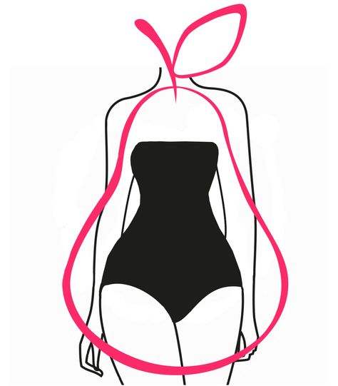 How To Dress A Pear Shaped Body | Yours Clothing Pear Body Type Drawing, Pear Body Reference, Pear Body Drawing, Shape Drawing, Drawing Apple, Summer Body Workout Plan, Dresses For Apple Shape, Body Shape Drawing, Pear Body