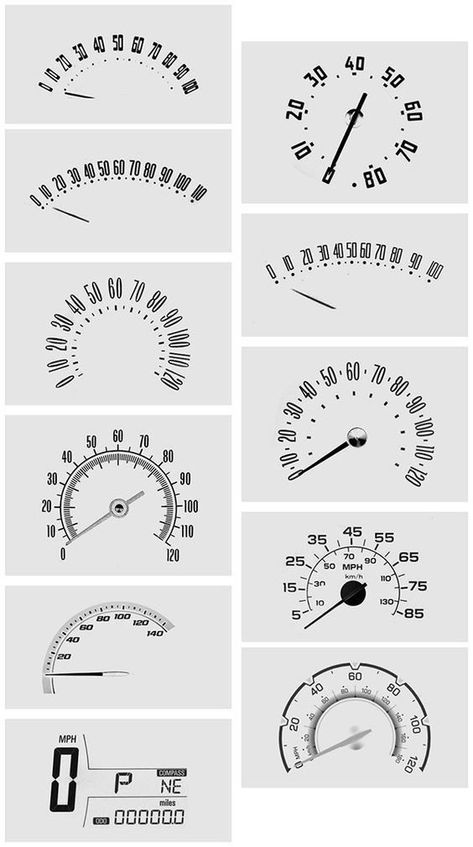 Speedometer Design, Car Ui, Motorcycle Tattoos, Biker Tattoos, Muster Tattoos, Car Tattoos, Motorcycle Art, Car Drawings, Interface Design