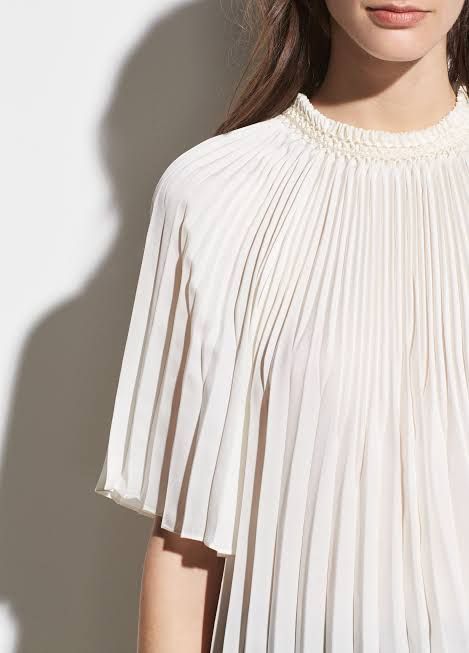 PLEATED BLOUSE Pleated Top Outfit, Women Shirt Top, Designer Top, Pleated Tops, Pleated Shirt, Pleated Top, Pleat Top, Fashion Attire, New Classic