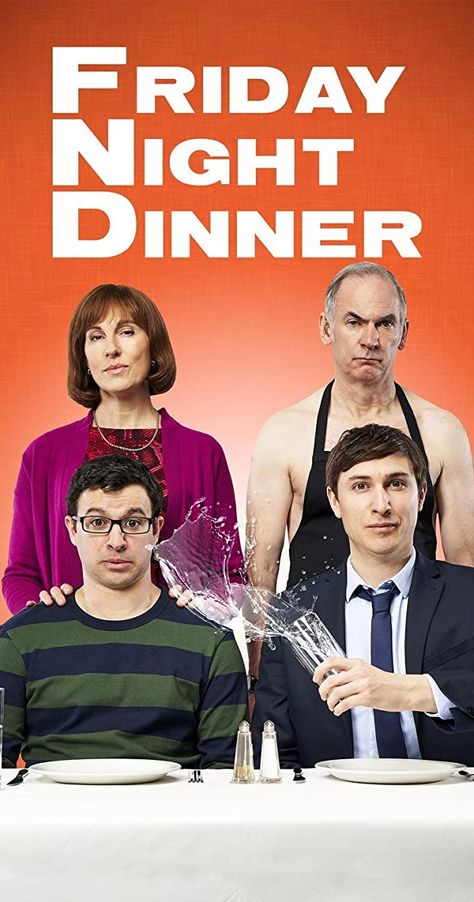 Simon Bird, Tom Rosenthal, Tamsin Greig, British Tv Comedies, Comedy Tv Shows, Friday Night Dinner, Classic Comedies, British Comedy, Tv Movies