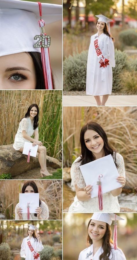 Creative Senior Pictures Ideas, Graduation Hat Pictures, Cap N Gown Pictures Photo Ideas, Senior Cap N Gown Pictures, Grad Cap Pictures Senior Photos, Grad Pics Cap And Gown, Outside Cap And Gown Pictures, Fall Cap And Gown Pictures, Graduation Photos Cap And Gown