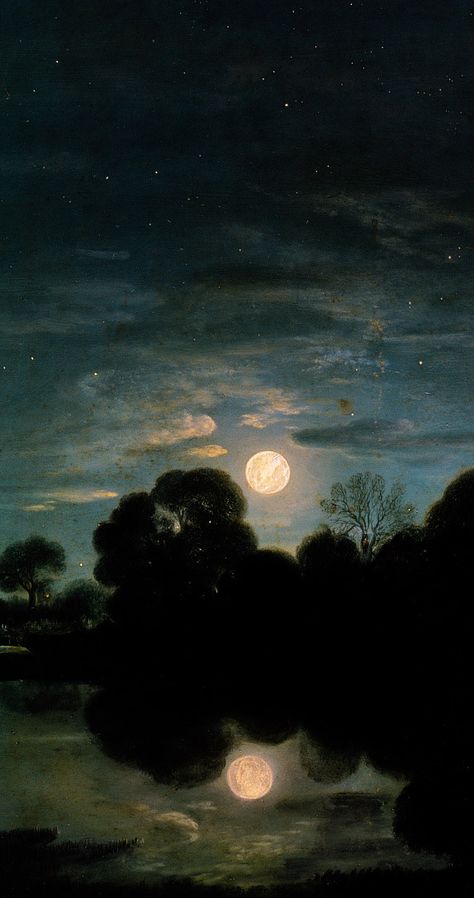 ╭ Details & Art ╮ Bg3 Wallpaper, Adam Elsheimer, The Flight Into Egypt, Flight Into Egypt, Atkinson Grimshaw, Arte Peculiar, Celestial Art, Aesthetic Painting, Detail Art