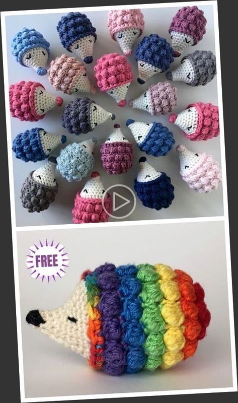 Crochet Diddy Hedgehog Am... HandmadeCrochet, CrochetInspiration, CrochetLove Crochet Beaded Hedgehog, Crochet Fidget, Free Patterns Crochet, Toys Ideas, Hedgehogs, Stuffed Toys Patterns, Handmade Toys, Free Patterns, Crochet Toys