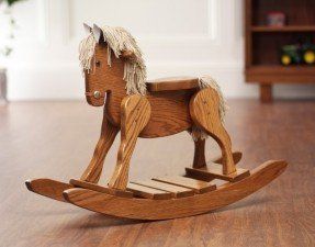 Amish rocking horse acres stain Rocking Horse Diy, Rocking Horse Woodworking Plans, Rocking Horse Plans, Wood Rocking Horse, Rocking Toy, Wooden Rocking Horse, Into The Wood, Wooden Horse, Wooden Baby Toys