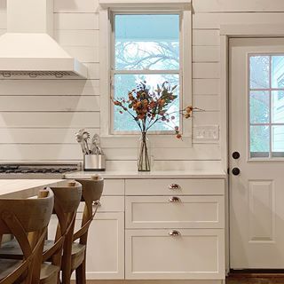 Leslie Saeta (@my100yearoldhome) • Instagram photos and videos Lavender Floral Arrangements, Affordable Kitchen Cabinets, 100 Year Old Home, Farmhouse Style Lighting, Affordable Tile, Airbnb House, Frameless Cabinets, Farmhouse Light Fixtures, Open Dining Room