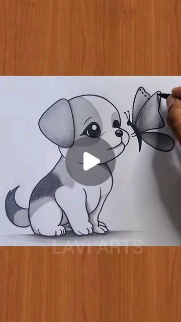 118K likes, 288 comments - laviarts_ on June 7, 2024: "#drawing #easy #dog #butterfly #cute #love #sketch #art #viral #draw #beautiful #fyp #bff #friends". Cute Fishes Drawing, Cute Sketches Of Animals, Beautiful And Easy Drawings, Quick Easy Sketches To Draw, Drawing Of Dogs Easy, Drawing Cute Easy Doodles, How To Draw Puppies, Easy And Beautiful Drawings, How To Draw An Animal