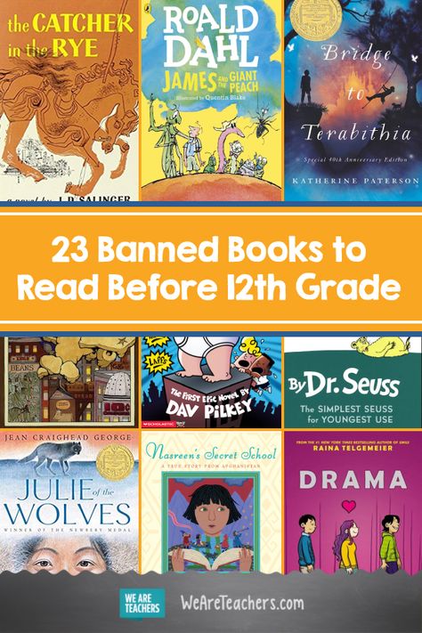 Banned Books Middle School, Banned Book Week Display, Banned Books Display, Banned Books Week Display, Book Banning, Read Quotes, Morning Basket, Kid Books, Secondary English