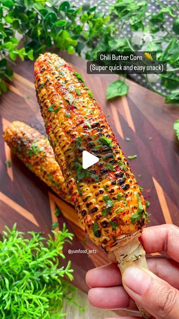 Sweet Corn Recipes Indian, Baby Corn Recipe Indian, Corn Recipes Indian, Sweetcorn Recipes, Baby Corn Recipe, Corn Recipes Cob, Crispy Corn Recipe, Chili Butter, Corn Butter