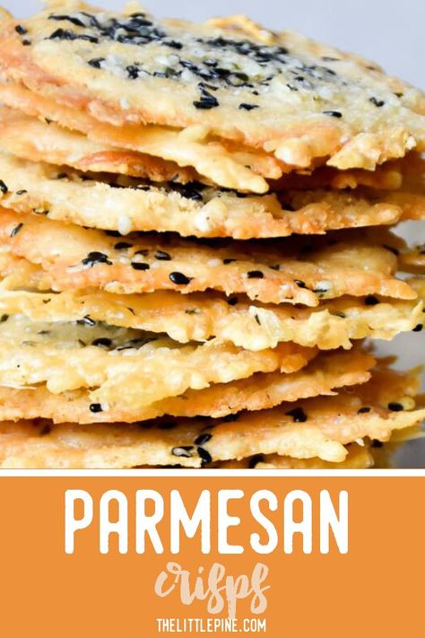 Parmesan Crisps Recipe, Low Carb Chips, Parmesan Crisps, Low Carb Snack, Boiled Egg Diet Plan, Cheese Crisps, Energy Snacks, Healthy Low Carb Recipes, Crisp Recipe