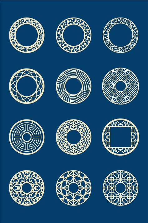 Chinese Element, Chinese Pattern, Design Motifs, Islamic Art Pattern, Chinese Design, Chinese Patterns, Cardboard Crafts, Traditional Chinese, Chinese Art