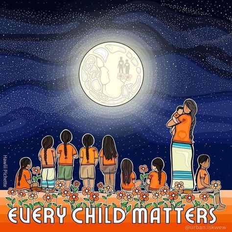 Orange Shirt Day Quotes, Kids Survival Skills, Truth And Reconciliation, Orange Shirt Day, Native American Children, Indigenous Peoples Day, History Curriculum, Every Child Matters, Native American Artists