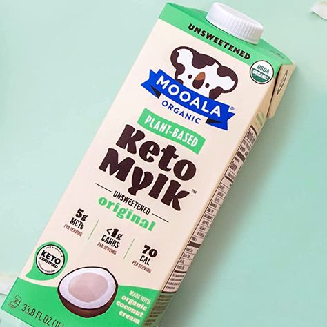 AmazonSmile: Mooala – Organic Original Keto Mylk, 1L (Pack of 6) – Shelf-Stable, Non-Dairy, Gluten-Free, Soy-Free, Plant-Based Milk With < 1g Carb per Serving Yogurt Drink, Glass Shelves Decor, Gluten Free Plant Based, Shelves Decor, Drink Packaging, Yogurt Drinks, Milk Box, Plant Based Milk, Beverage Packaging