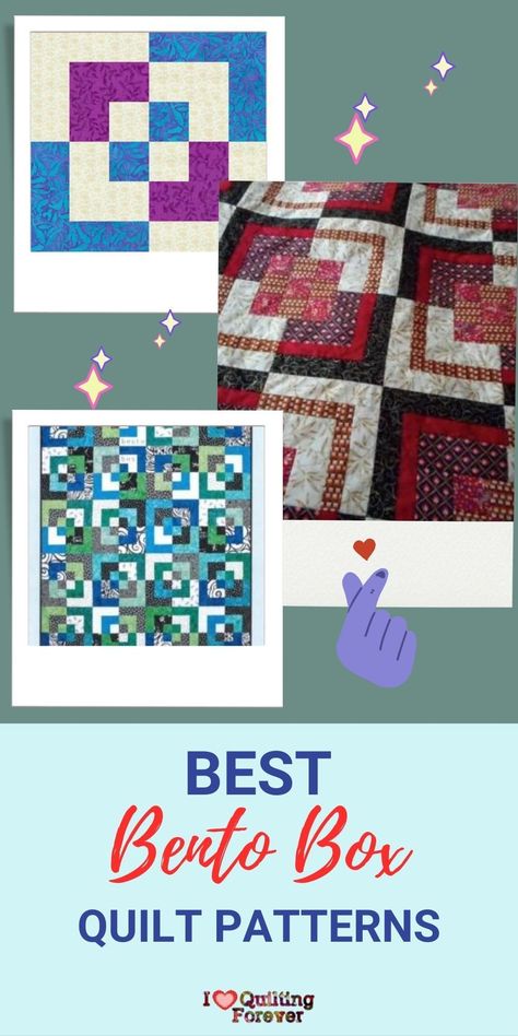 Outside The Box Quilt Pattern Free, Box In A Box Quilt Pattern, Bento Quilt Block Patterns, Bent Bento Quilt Pattern, Bento Box Quilts, Bento Box Quilt Pattern Free, Bento Box Quilt Pattern, Block Tattoo, Bento Box Quilt